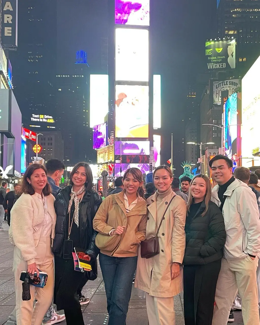 US Roadshow Team in Times Square