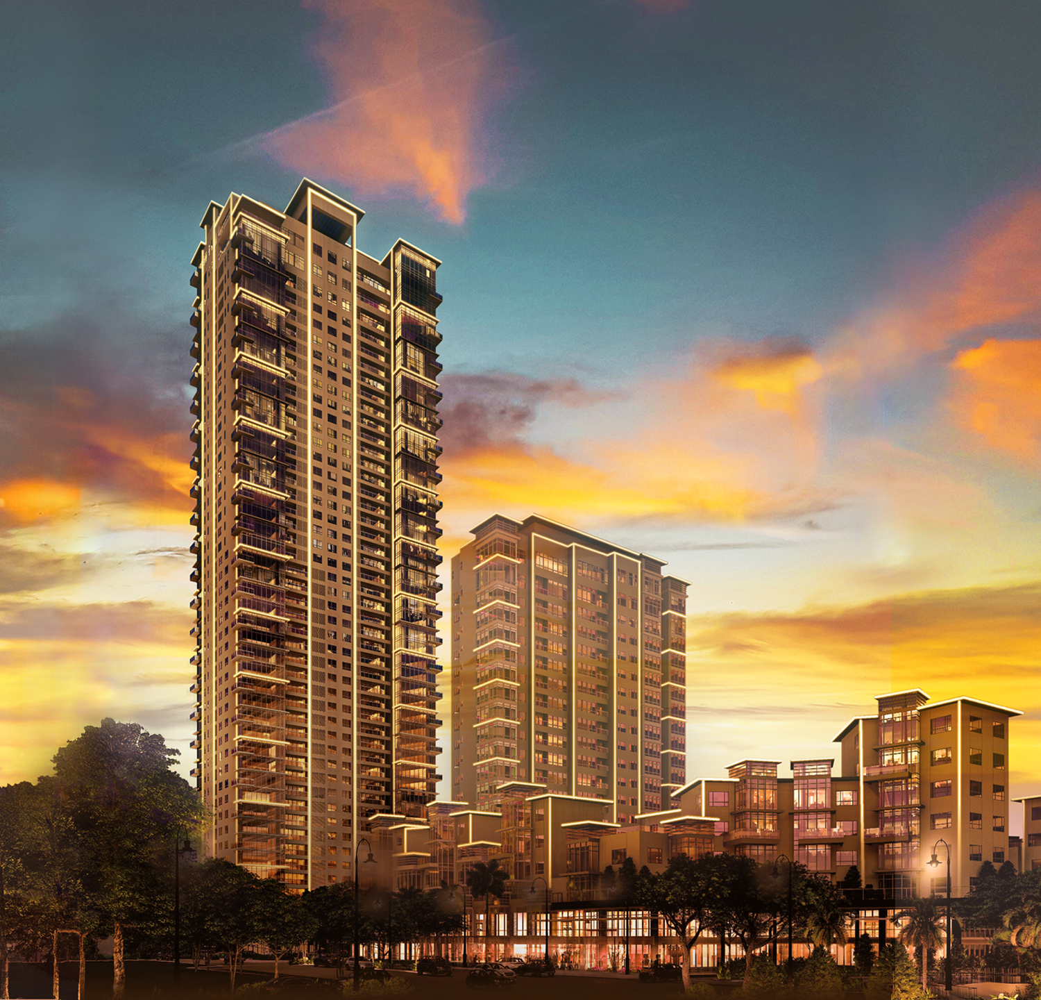 Edades West Render   Sunset